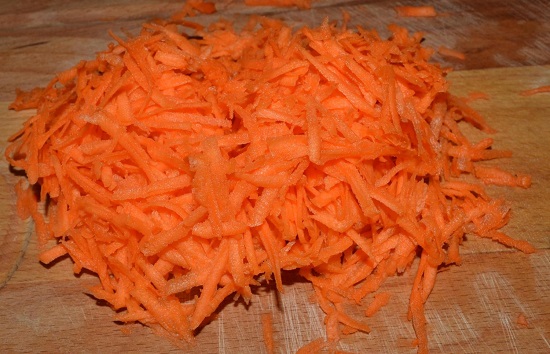 морковный корнеплод 